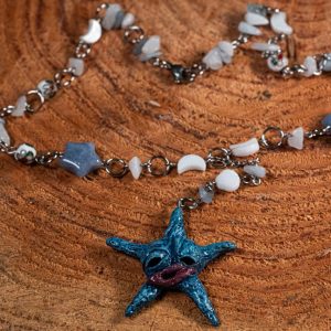 Naszyjnik niebieska gwiazdka