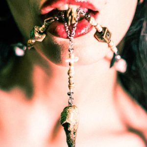 Naszyjnik czaszka ptaka