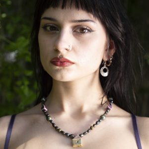 Naszyjnik domek perła naturalna